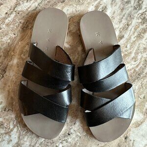 Women's Kyma Leather Strap Sandals Size 37